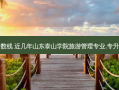 泰安市专升本考试分数线 近几年山东泰山学院旅游管理专业,专升本考试分数线是多少