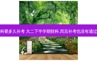 专升本大二挂科要多久补考 大二下半学期挂科,而且补考也没有通过影响专升本吗