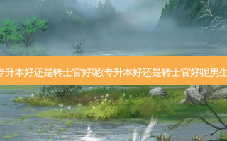 专升本好还是转士官好呢(专升本好还是转士官好呢男生)