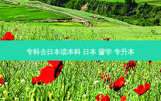 专科去日本读本科 日本 留学 专升本