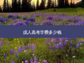 成人高考学费多少钱
