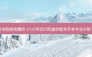 四川舞蹈专升本院校有哪些 2022年四川民族学院专升本专业介绍：舞蹈学专业