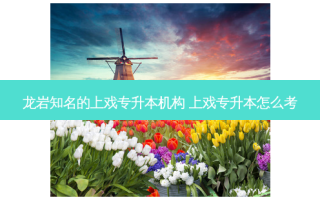 龙岩知名的上戏专升本机构 上戏专升本怎么考