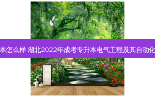 漳州电气工程专升本怎么样 湖北2022年成考专升本电气工程及其自动化专业学什么好考吗