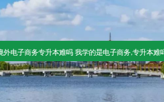 境外电子商务专升本难吗 我学的是电子商务,专升本难吗