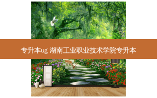 专升本ug 湖南工业职业技术学院专升本