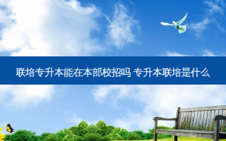 联培专升本能在本部校招吗 专升本联培是什么