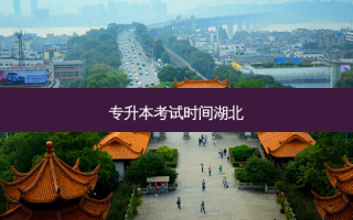 专升本考试时间湖北