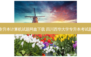专升本计算机试题网盘下载 四川西华大学专升本考试题