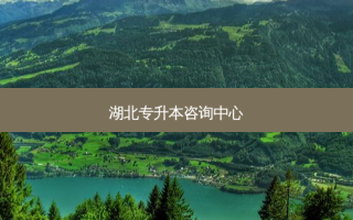 湖北专升本咨询中心