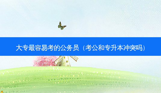 大专 *** 容易考的公务员(考公和专升本冲突吗)-第1张图片-天智网 大专 *** 容易考的公务员(考公和专升本冲突吗)-第1张图片-天智网