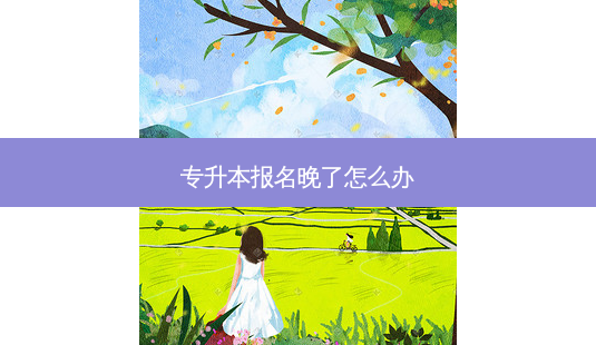 专升本报名晚了怎么办-第1张图片-天智网 专升本报名晚了怎么办-第1张图片-天智网