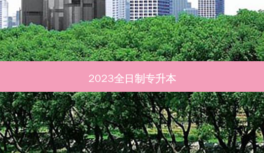 2023全日制专升本-第1张图片-汇成专升本网