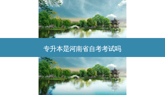 专升本是河南省自考考试吗-第1张图片-天智网 专升本是河南省自考考试吗-第1张图片-天智网