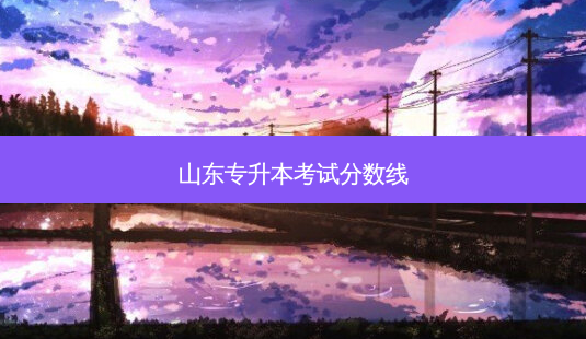 山东专升本考试分数线-第1张图片-天智网 山东专升本考试分数线-第1张图片-天智网