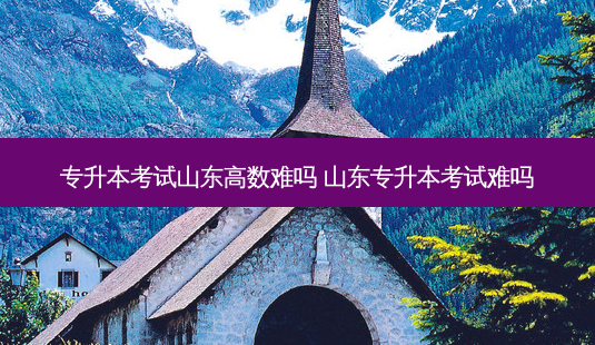 专升本考试山东高数难吗 山东专升本考试难吗-第1张图片-天智网 专升本考试山东高数难吗 山东专升本考试难吗-第1张图片-天智网