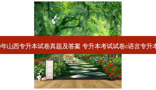 2020年山西专升本试卷真题及答案 专升本考试试卷c语言专升本山西-第1张图片-天智网 2020年山西专升本试卷真题及答案 专升本考试试卷c语言专升本山西-第1张图片-天智网