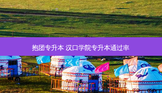 抱团专升本 汉口学院专升本通过率-第1张图片-天智网 抱团专升本 汉口学院专升本通过率-第1张图片-天智网