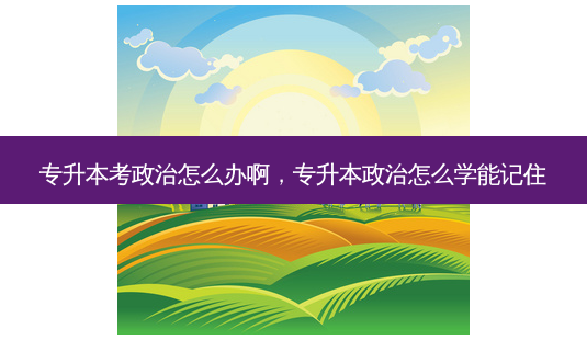 专升本考政治怎么办啊,专升本政治怎么学能记住-第1张图片-天智网 专升本考政治怎么办啊,专升本政治怎么学能记住-第1张图片-天智网