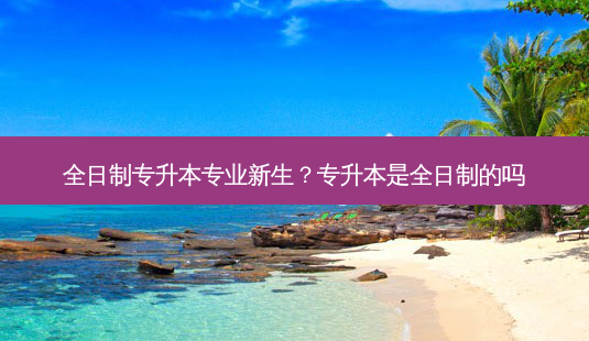 全日制专升本专业新生?专升本是全日制的吗-第1张图片-天智网 全日制专升本专业新生?专升本是全日制的吗-第1张图片-天智网