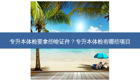 专升本体检要拿些啥证件?专升本体检有哪些项目-第1张图片-天智网 专升本体检要拿些啥证件?专升本体检有哪些项目-第1张图片-天智网