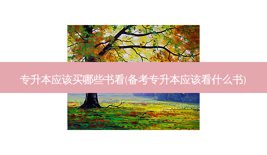 专升本应该买哪些书看(备考专升本应该看什么书)-第1张图片-天智网 专升本应该买哪些书看(备考专升本应该看什么书)-第1张图片-天智网