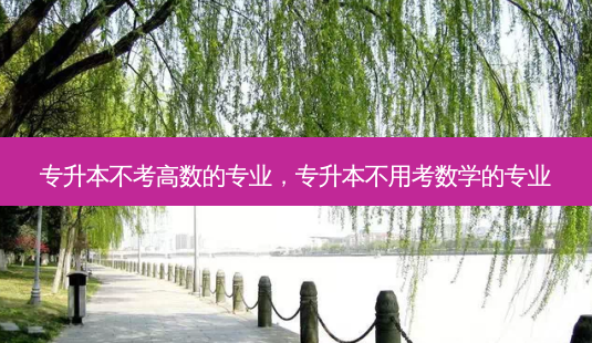 专升本不考高数的专业,专升本不用考数学的专业-第1张图片-天智网 专升本不考高数的专业,专升本不用考数学的专业-第1张图片-天智网