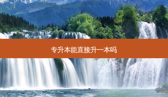 专升本能直接升一本吗-第1张图片-天智网 专升本能直接升一本吗-第1张图片-天智网