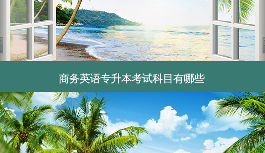 商务英语专升本考试科目有哪些-第1张图片-天智网 商务英语专升本考试科目有哪些-第1张图片-天智网