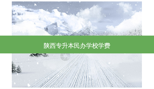 陕西专升本民办学校学费-第1张图片-天智网 陕西专升本民办学校学费-第1张图片-天智网