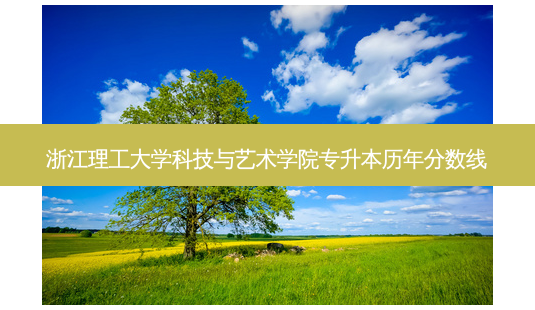浙江理工大学科技与艺术学院专升本历年分数线-第1张图片-天智网 浙江理工大学科技与艺术学院专升本历年分数线-第1张图片-天智网