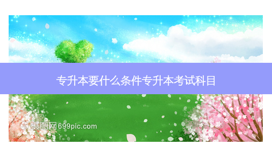 专升本要什么条件专升本考试科目-第1张图片-天智网 专升本要什么条件专升本考试科目-第1张图片-天智网