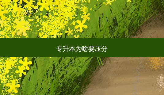 专升本为啥要压分-第1张图片-天智网 专升本为啥要压分-第1张图片-天智网