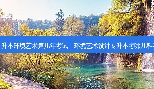 专升本环境艺术第几年考试,环境艺术设计专升本考哪几科呀-第1张图片-天智网 专升本环境艺术第几年考试,环境艺术设计专升本考哪几科呀-第1张图片-天智网