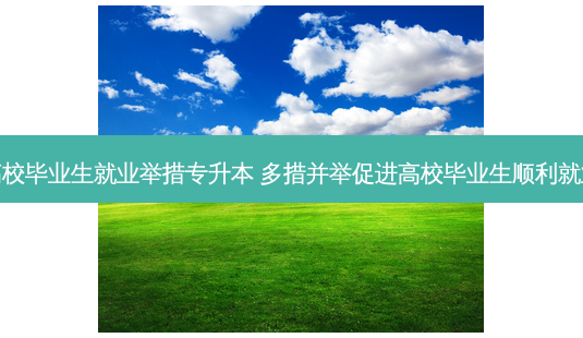 高校毕业生就业举措专升本 多措并举促进高校毕业生顺利就业-第1张图片-天智网 高校毕业生就业举措专升本 多措并举促进高校毕业生顺利就业-第1张图片-天智网