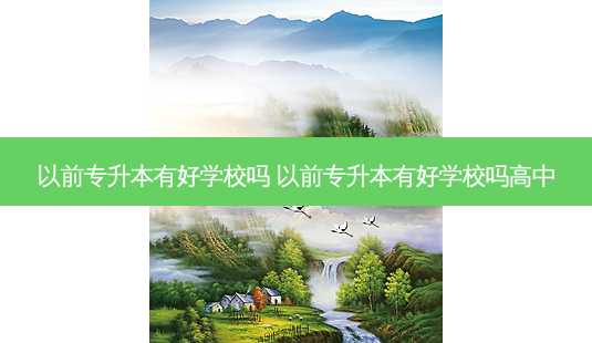 以前专升本有好学校吗 以前专升本有好学校吗高中-第1张图片-天智网 以前专升本有好学校吗 以前专升本有好学校吗高中-第1张图片-天智网