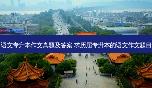 语文专升本作文真题及答案 求历届专升本的语文作文题目-第1张图片-天智网 语文专升本作文真题及答案 求历届专升本的语文作文题目-第1张图片-天智网