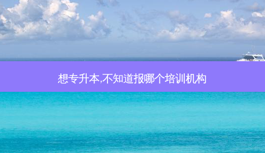 想专升本,不知道报哪个培训机构-第1张图片-天智网 想专升本,不知道报哪个培训机构-第1张图片-天智网