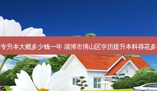 淄博专升本大概多少钱一年 淄博市博山区学历提升本科得花多少钱-第1张图片-天智网 淄博专升本大概多少钱一年 淄博市博山区学历提升本科得花多少钱-第1张图片-天智网