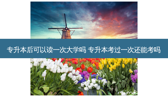 专升本后可以读一次大学吗 专升本考过一次还能考吗-第1张图片-天智网 专升本后可以读一次大学吗 专升本考过一次还能考吗-第1张图片-天智网