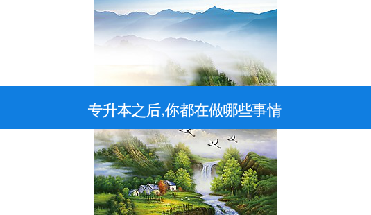 专升本之后,你都在做哪些事情-第1张图片-天智网 专升本之后,你都在做哪些事情-第1张图片-天智网