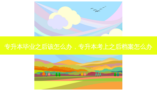 专升本毕业之后该怎么办,专升本考上之后档案怎么办-第1张图片-天智网 专升本毕业之后该怎么办,专升本考上之后档案怎么办-第1张图片-天智网