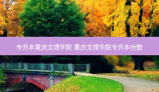 专升本重庆文理学院 重庆文理学院专升本分数-第1张图片-天智网 专升本重庆文理学院 重庆文理学院专升本分数-第1张图片-天智网