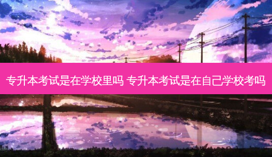 专升本考试是在学校里吗 专升本考试是在自己学校考吗-第1张图片-天智网 专升本考试是在学校里吗 专升本考试是在自己学校考吗-第1张图片-天智网