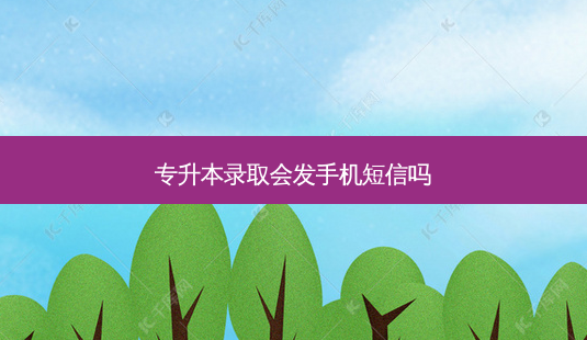 专升本录取会发手机短信吗-第1张图片-天智网 专升本录取会发手机短信吗-第1张图片-天智网
