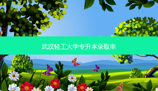 武汉轻工大学专升本录取率-第1张图片-天智网 武汉轻工大学专升本录取率-第1张图片-天智网