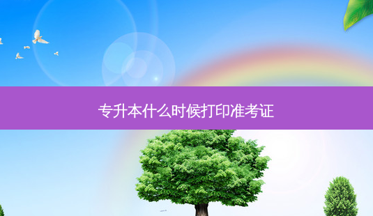 专升本什么时候打印准考证-第1张图片-天智网 专升本什么时候打印准考证-第1张图片-天智网