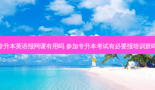 专升本英语报网课有用吗 参加专升本考试有必要报培训班吗-第1张图片-天智网 专升本英语报网课有用吗 参加专升本考试有必要报培训班吗-第1张图片-天智网