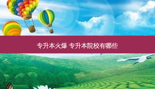 专升本火爆 专升本院校有哪些-第1张图片-天智网 专升本火爆 专升本院校有哪些-第1张图片-天智网