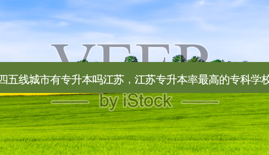 四五线城市有专升本吗江苏,江苏专升本率 *** 高的专科学校-第1张图片-天智网 四五线城市有专升本吗江苏,江苏专升本率 *** 高的专科学校-第1张图片-天智网